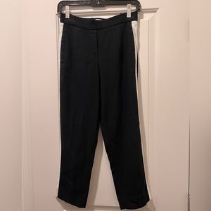 Aritzia Babatan Cohen Pants Black with White Stripes